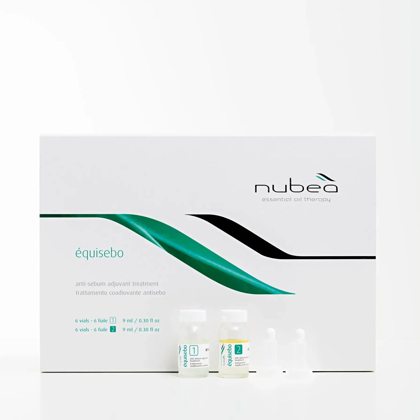 Терапія у флаконах для жирної шкіри голови Nubea Equisebo