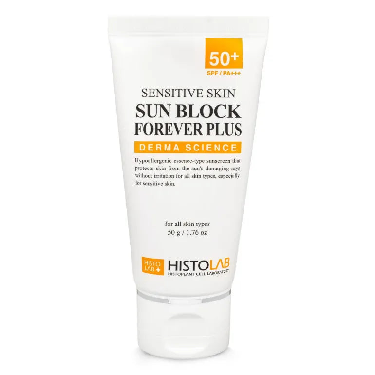 Sensitive skin sun block forever plus SPF 50 + / PA +++ / Сонцезахисна есенція для чутливої шкіри SPF 50+