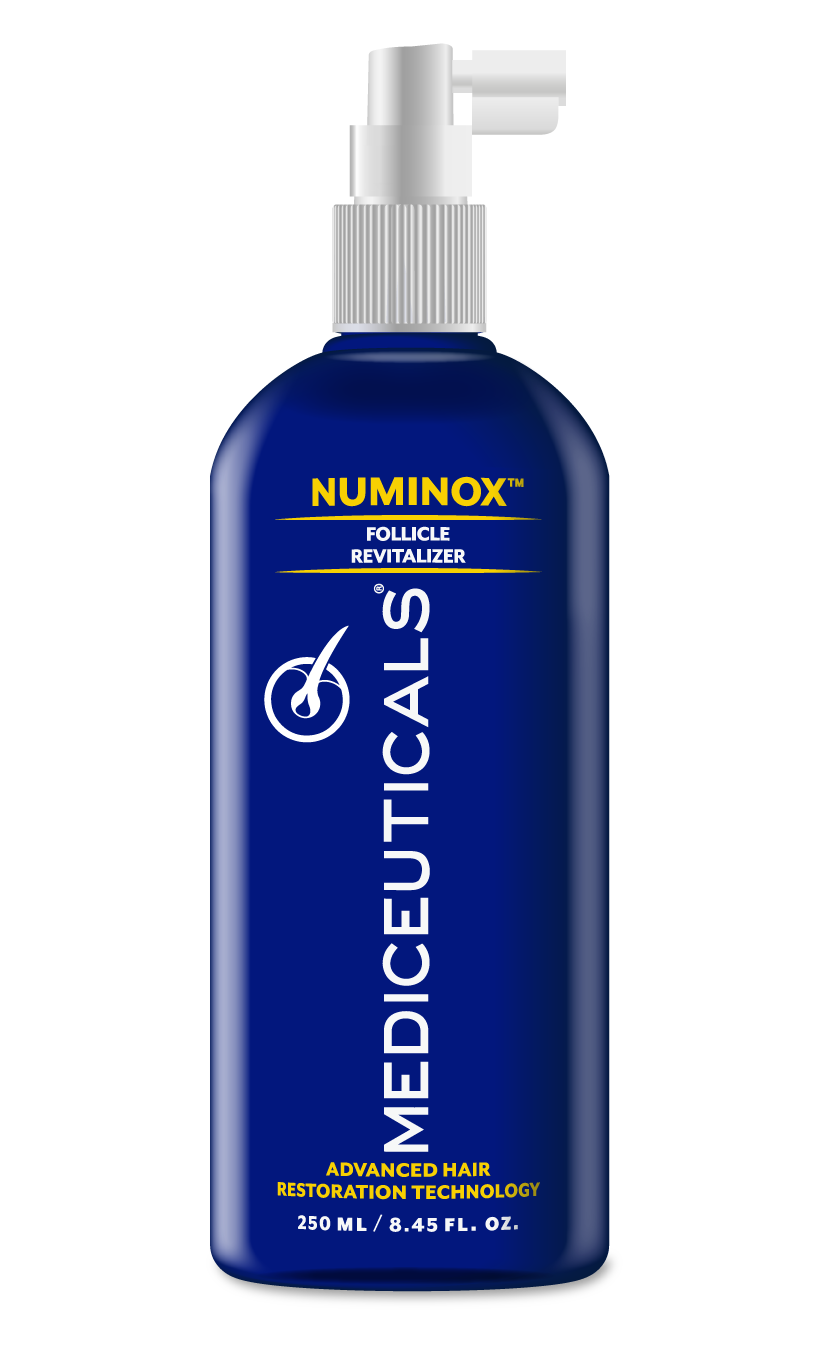 Стимулююча сироватка Mediceuticals Numinox™ для росту волосся і здоров'я шкіри голови при АГА