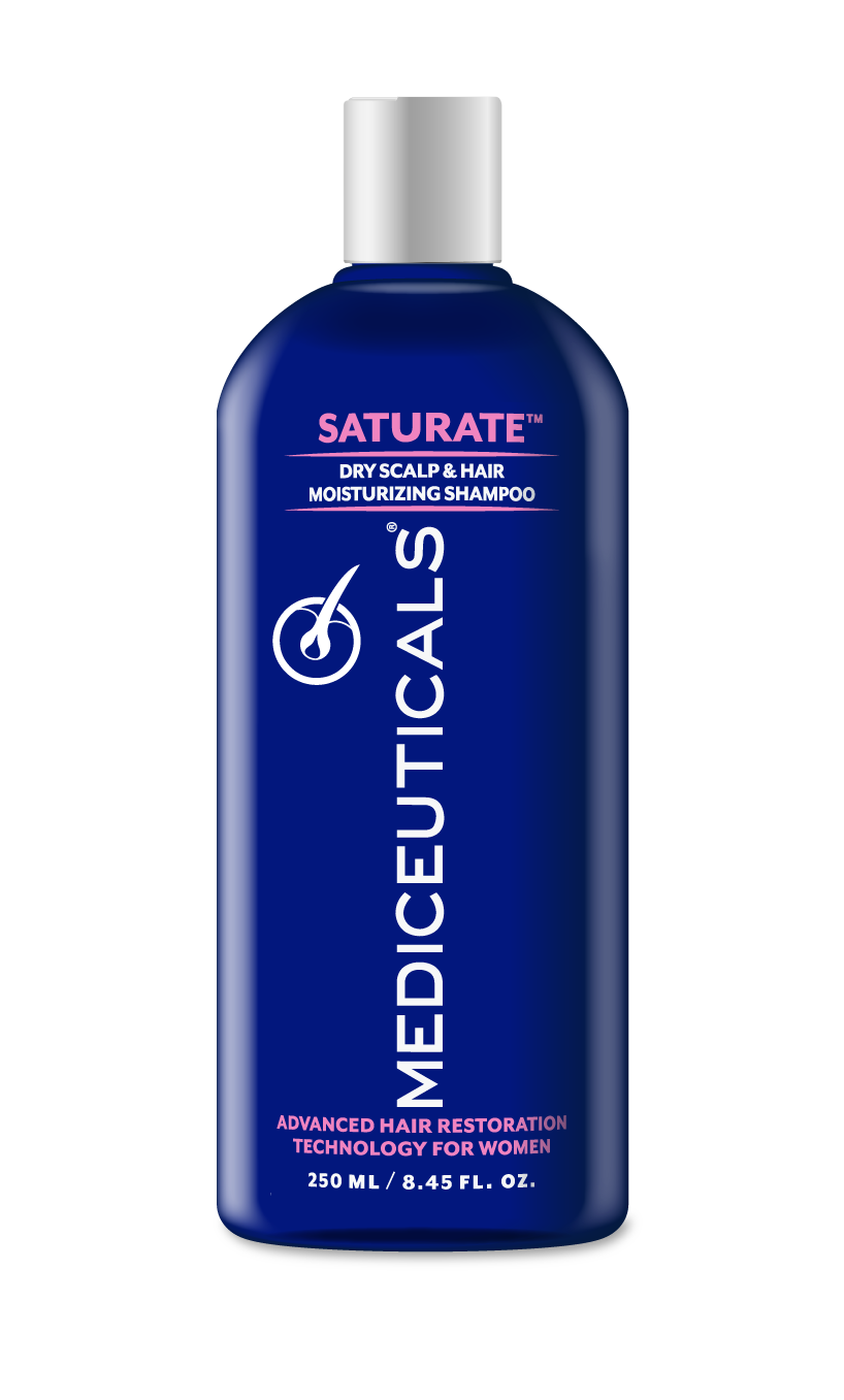 Шампунь для жінок Mediceuticals Saturate™ проти випадіння волосся (для схильної до сухості шкіри голови)