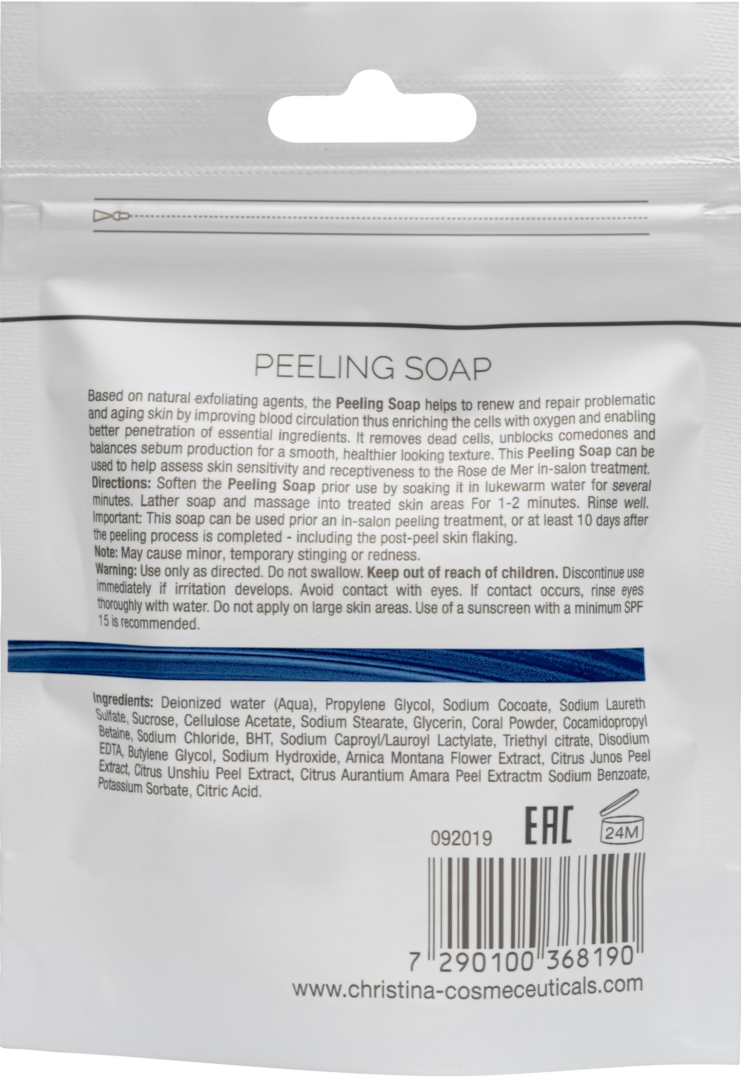 Пілінгове мило Christina Rose De Mer Peeling Soap, 30 г