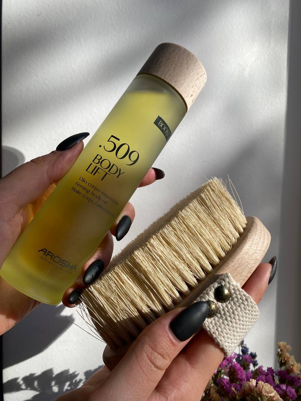 Щітка для сухого пілінгу Arosha Brush