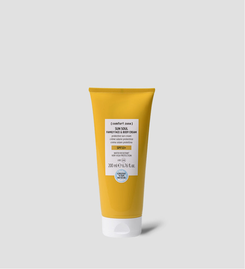 Sun soul family face&body cream spf50+ 200ml / сонцезахисний крем для всієї сім'ї ComfortZone, 200 мл