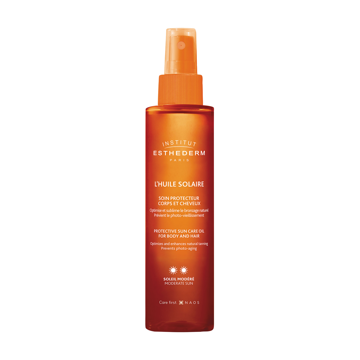 Спрей для тіла і волосся Sun Oil ** / SUN CARE OIL MODERATE SUN Institut Esthederm, 150 мл