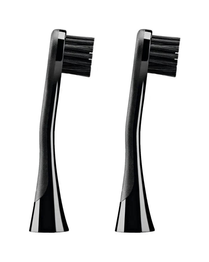 Насадки CARBON для звукової щітки Hydrosonic 'Black is white,' 2шт. BLACK