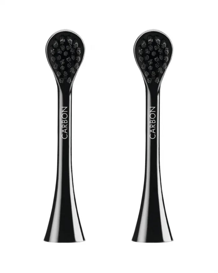 Насадки CARBON для звукової щітки Hydrosonic 'Black is white,' 2шт. BLACK