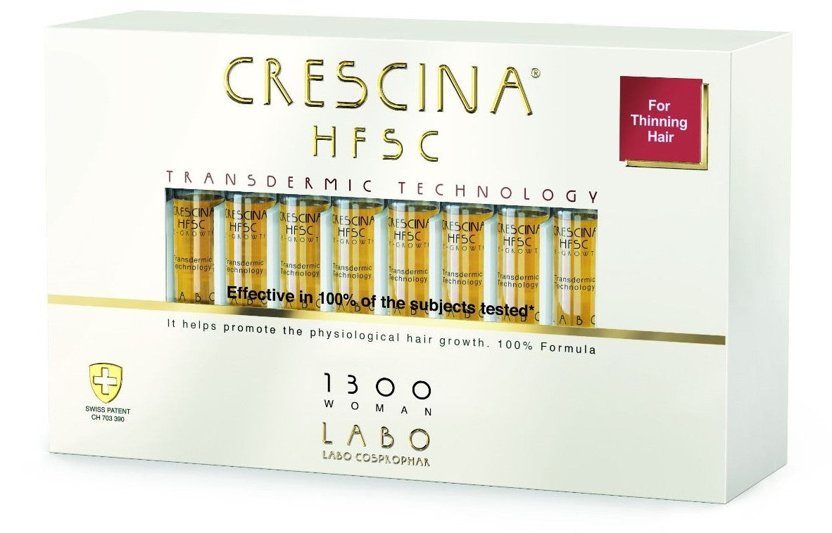 Crescina HFSC Transdermic - Засіб косметичний для догляду за волоссям та відновлення росту волосся для жінок Crescina HFSC Transdermic