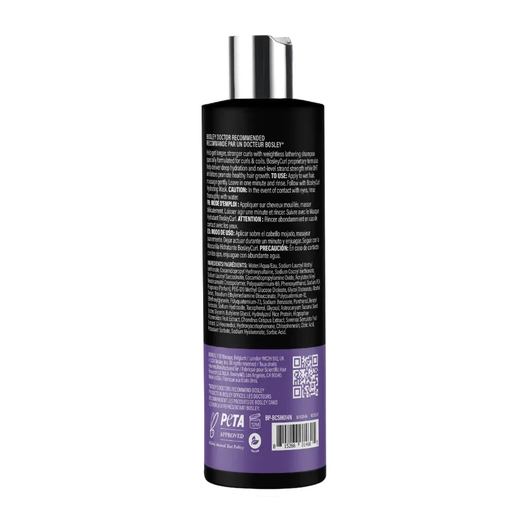 CURL Поживний шампунь проти стоншення та випадіння кучерявого волосся, 300 ml