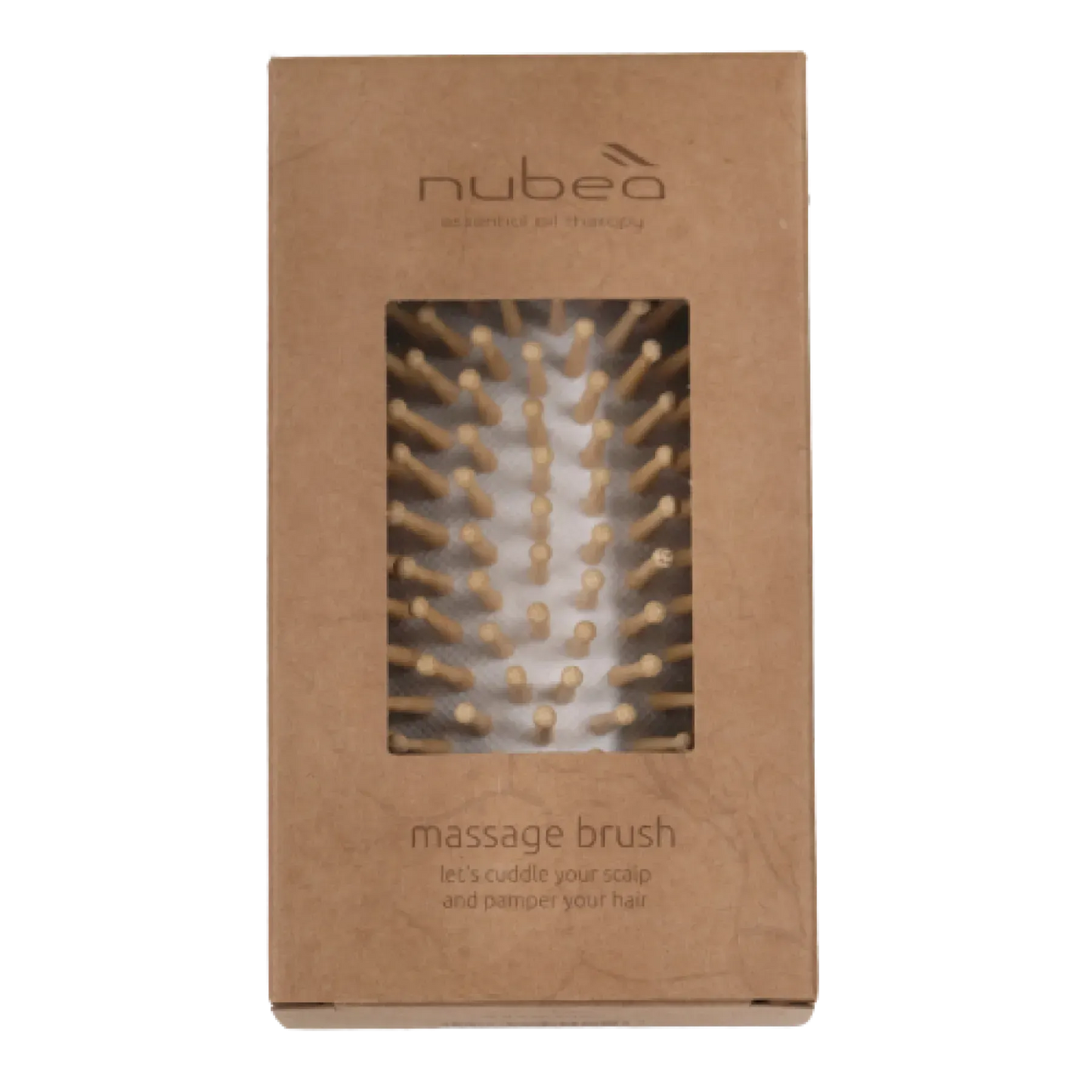 Дерев'яна щітка для скальпа Nubea