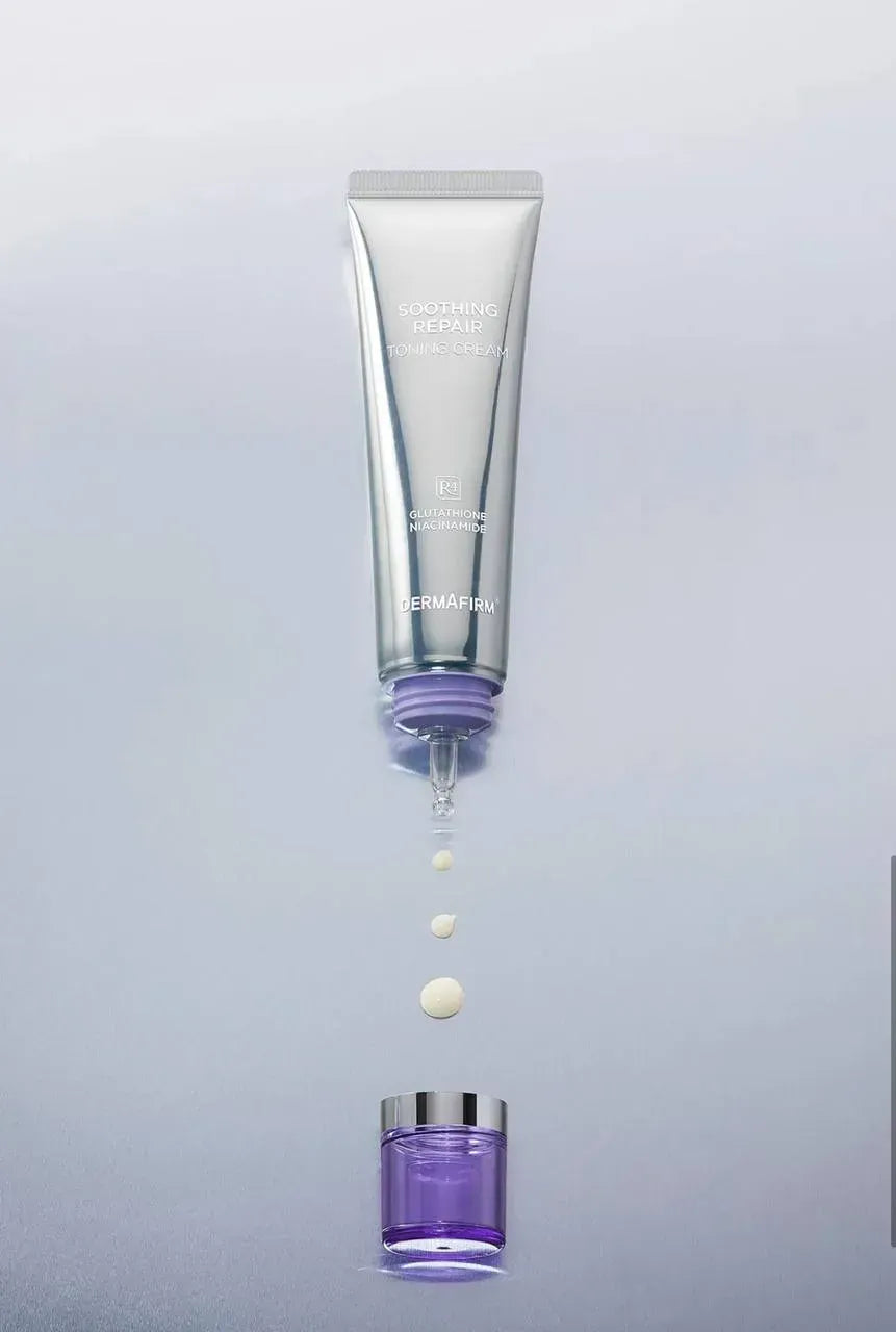 Тонізуючий крем з глутатіоном та бакучіолом / Dermafirm Soothing Repair Toning Cream R4 50g