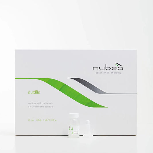 Терапія у флаконах для чутливої шкіри голови Nubea Auxilia