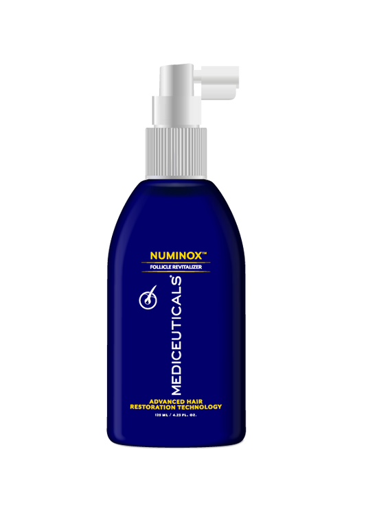Стимулююча сироватка Mediceuticals Numinox™ для росту волосся і здоров'я шкіри голови при АГА