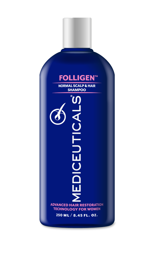 Шампунь для жінок Mediceuticals Folligen™ проти випадіння волосся (для нормальної / схильної до жирності шкіри голови)