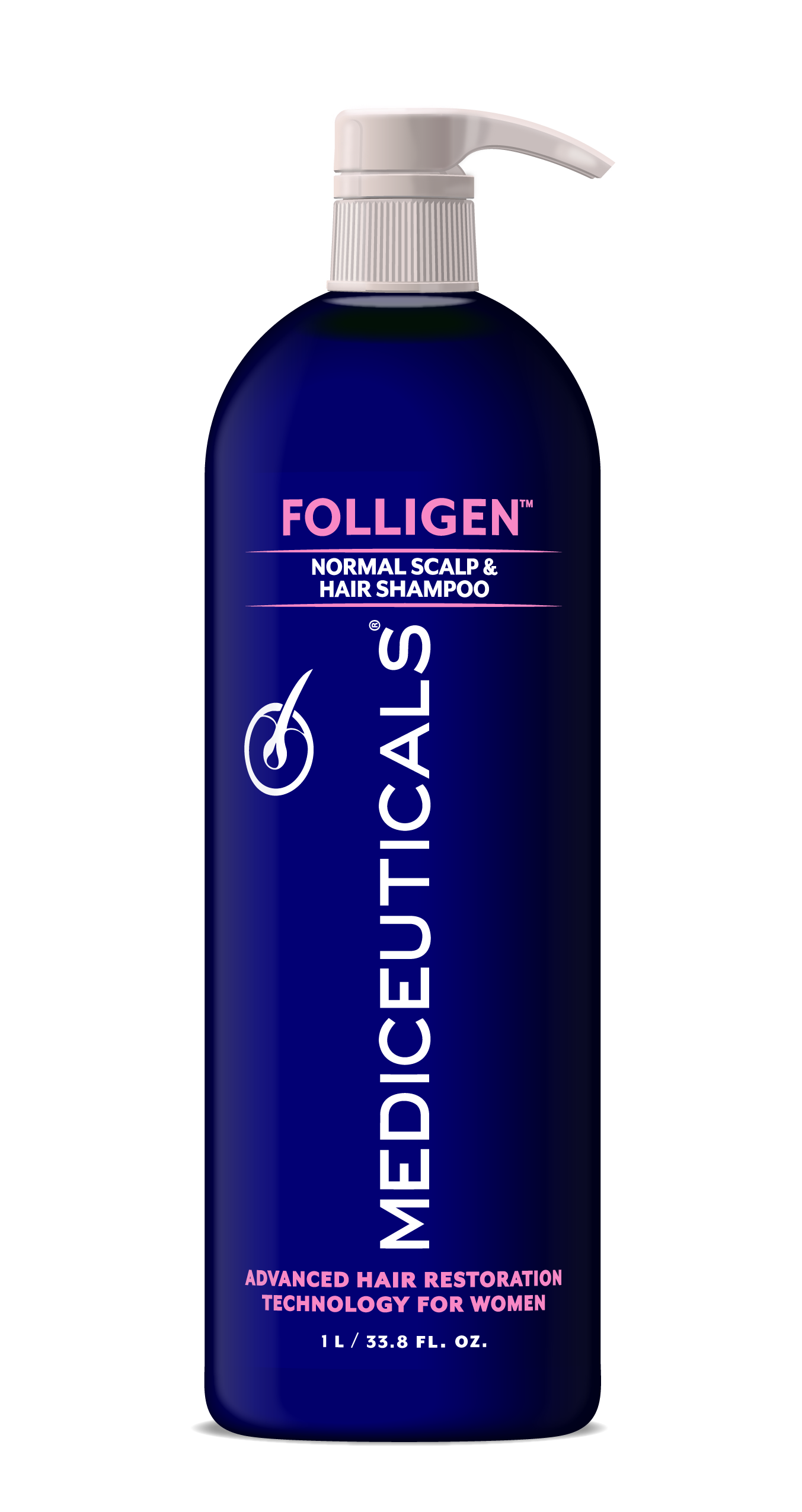 Шампунь для жінок Mediceuticals Folligen™ проти випадіння волосся (для нормальної / схильної до жирності шкіри голови)