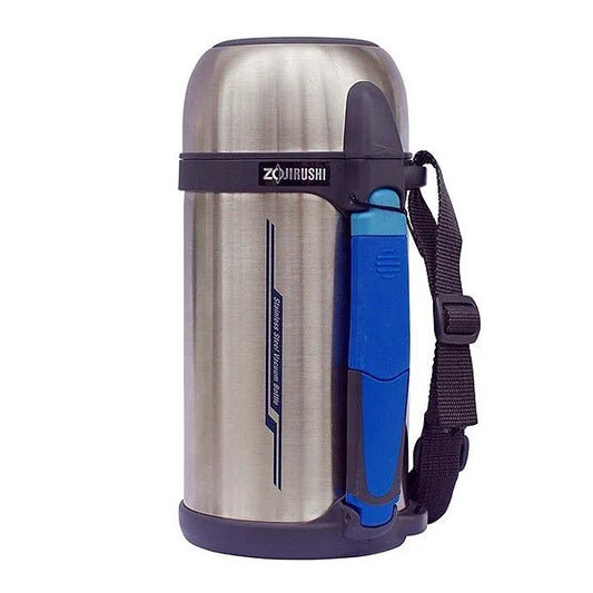 Термос Zojirushi SF-CС15ХA 1.5л сталевий (складана ручка + ремінець) Steel
