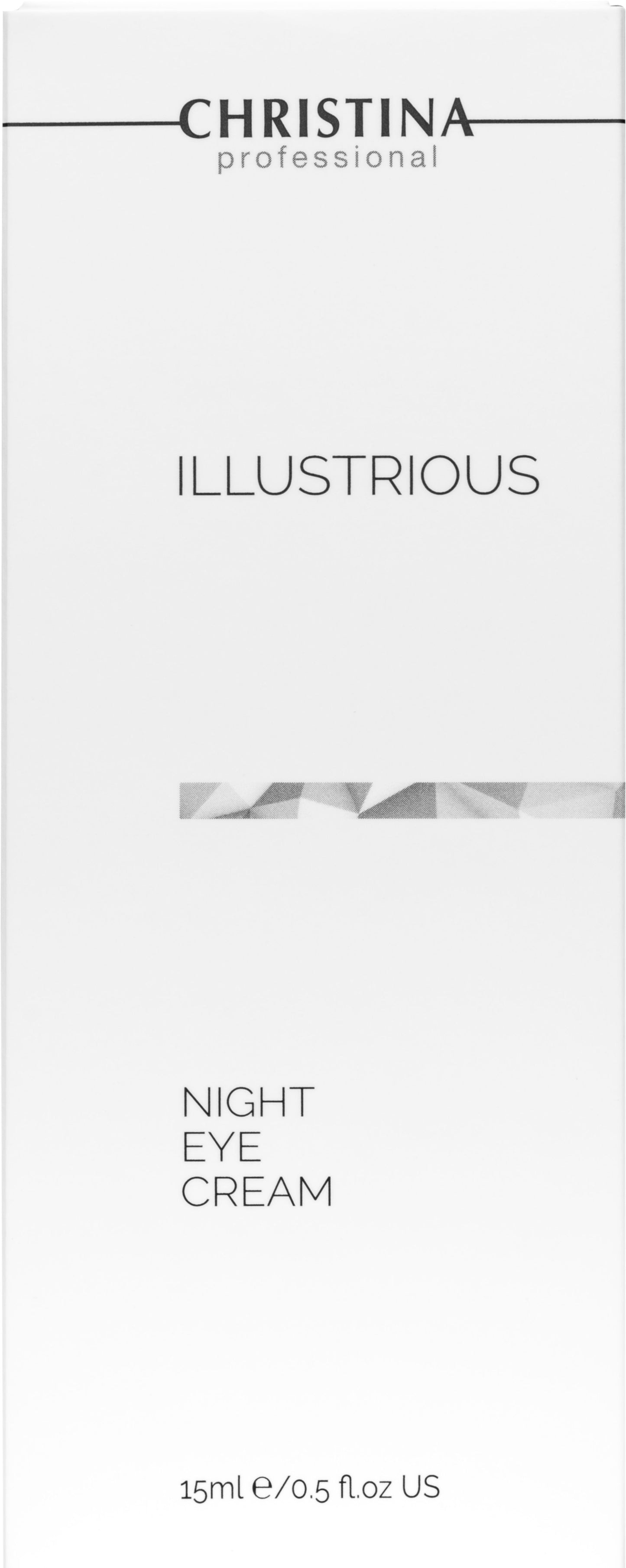 Омолоджувальний нічний крем для шкіри навколо очей Christina Illustrious Night Eye Cream, 15 мл