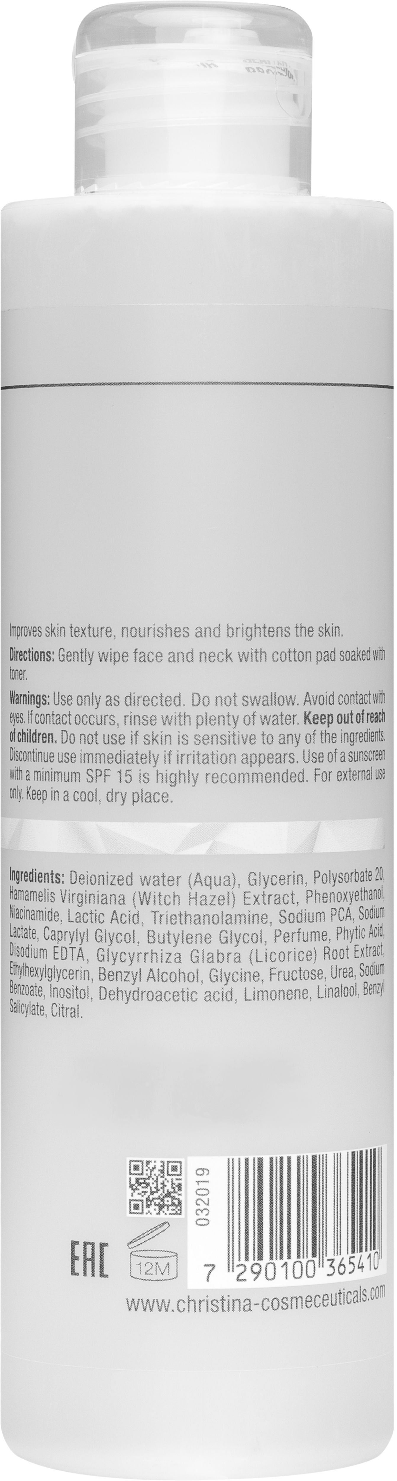 Відновлювальний тонік Christina Illustrious Toner, 300 мл