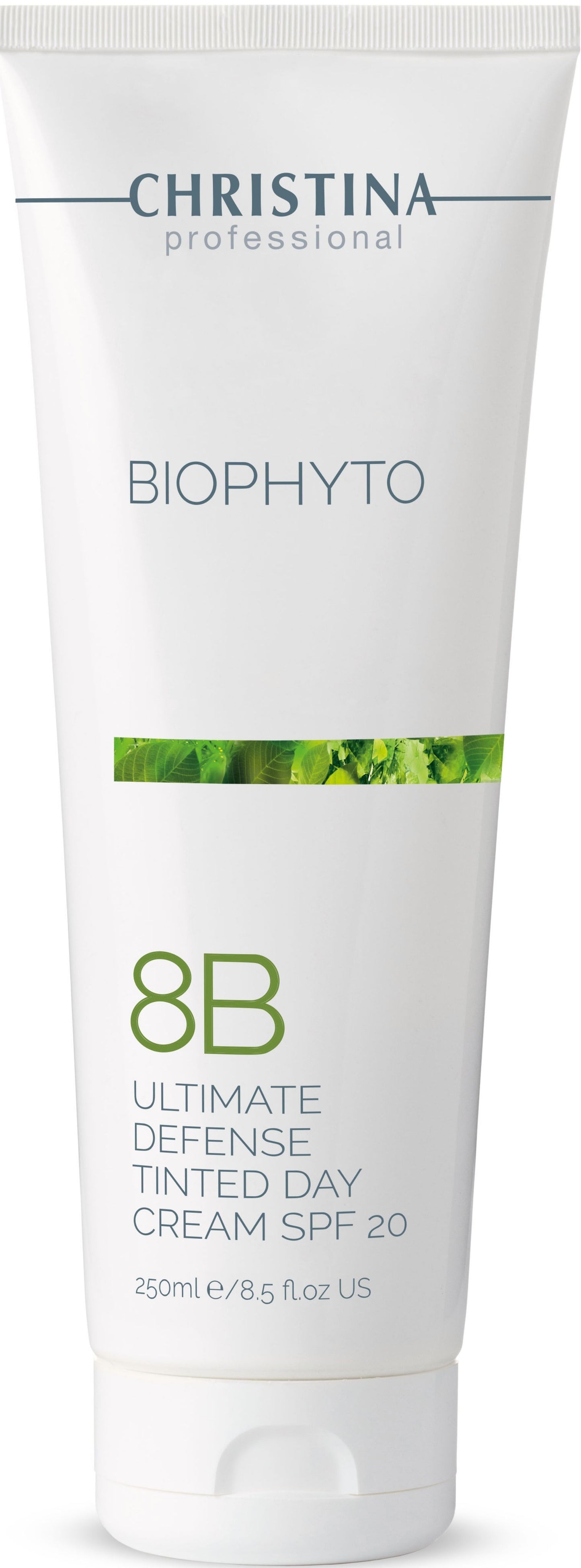 Денний крем SPF 20 з тоном (крок 8b) Christina Bio Phyto Ultimate Defense Tinted Day Cream SPF 20, 250 мл