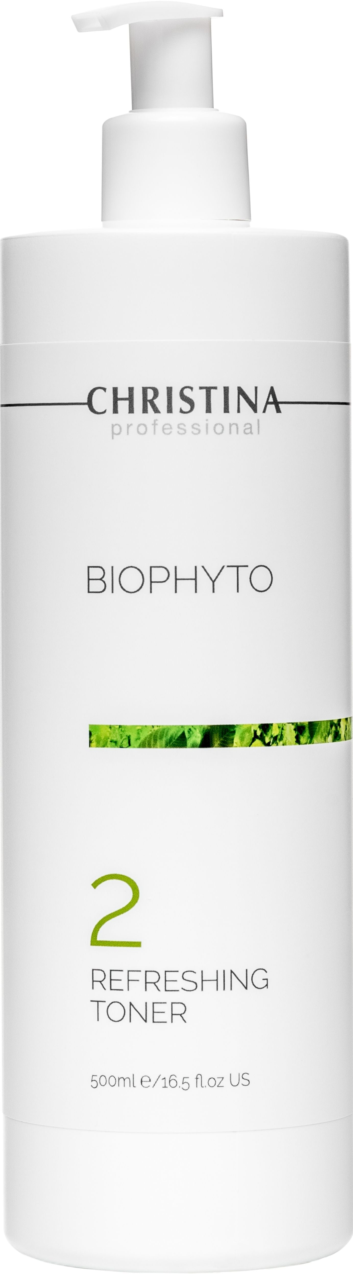 Освіжальний тонік (крок 2) Christina Bio Phyto Refreshing Toner, 500 мл