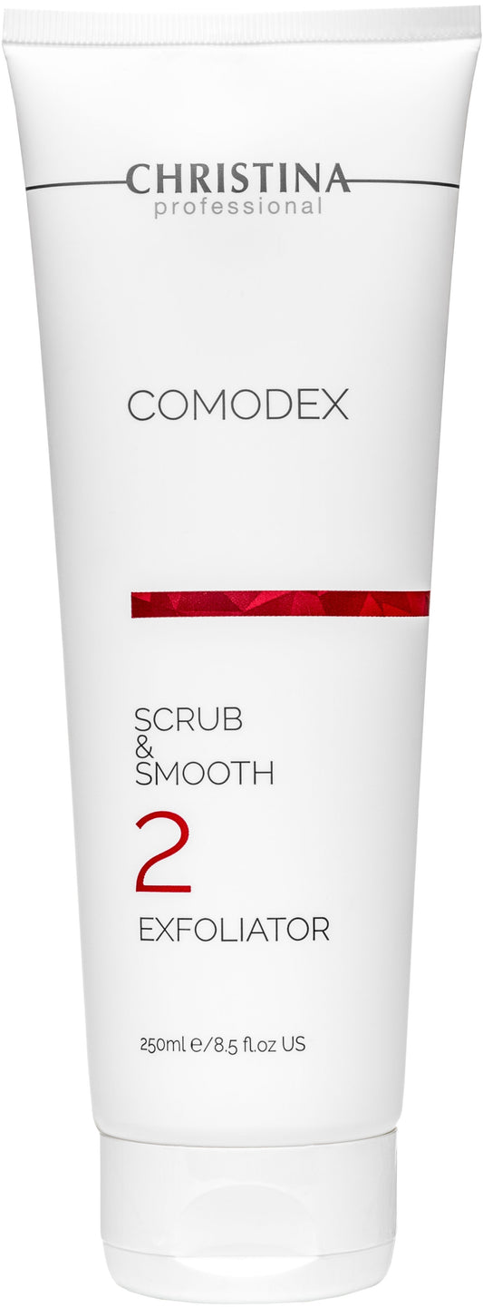 Вирівнювальний скраб-ексфоліатор (крок 2) Christina Comodex Scrub & Smooth Exfoliator, 250 мл