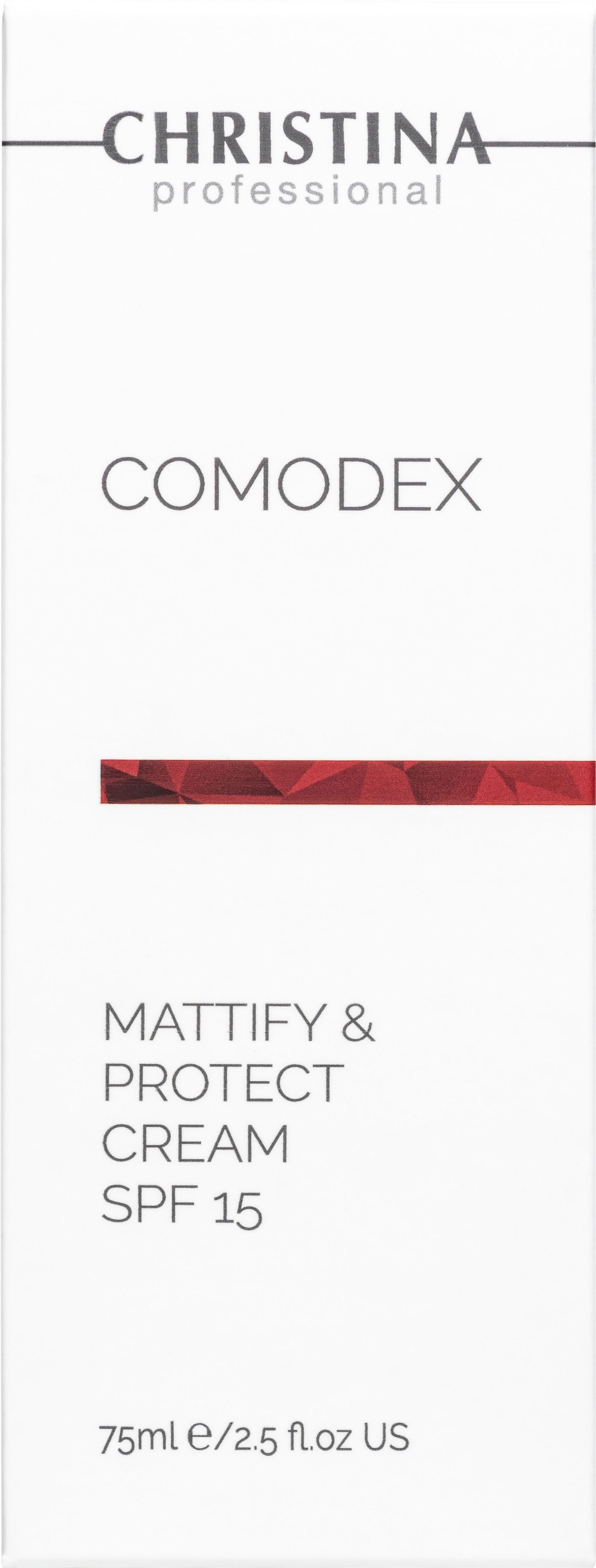 Матувальний захисний крем SPF 15 Christina Comodex Mattify & Protect Cream SPF 15, 75 мл