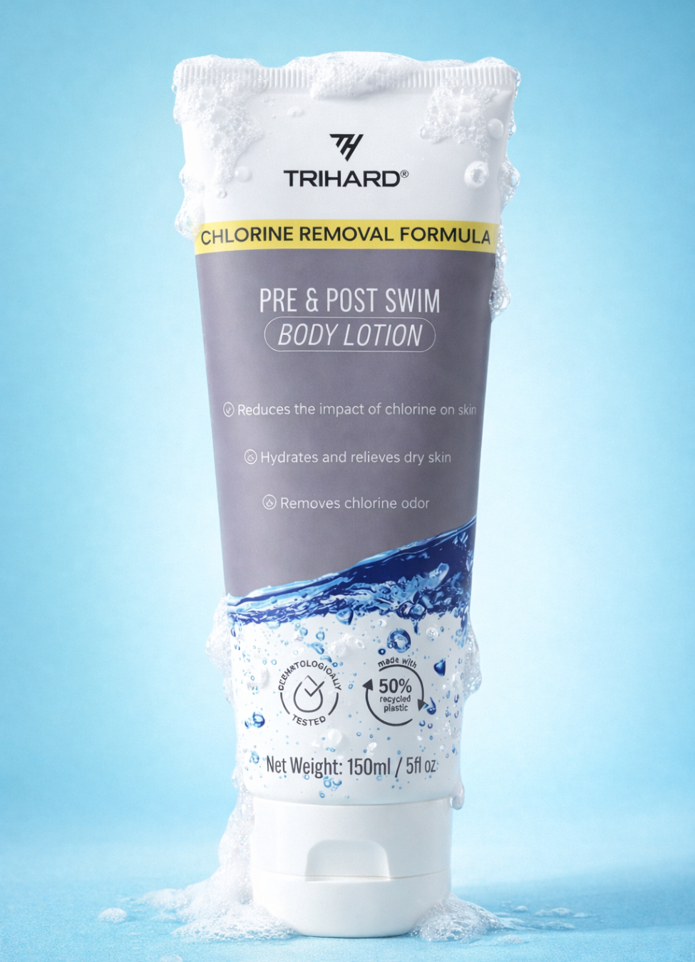 Лосьйон для тіла Trihard Pre & Post-Swim Body Lotion, 150 ml