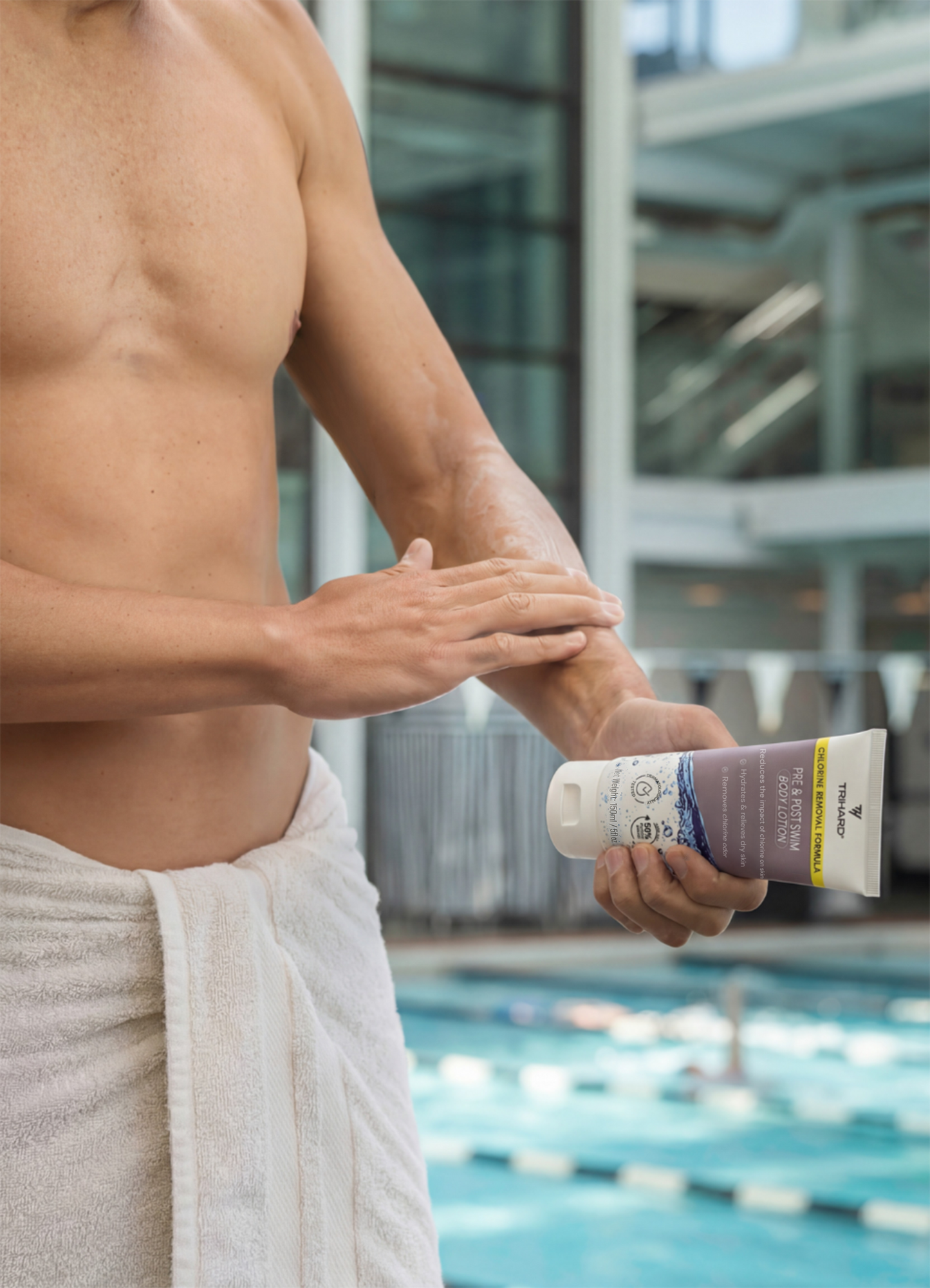 Лосьйон для тіла Trihard Pre & Post-Swim Body Lotion, 150 ml