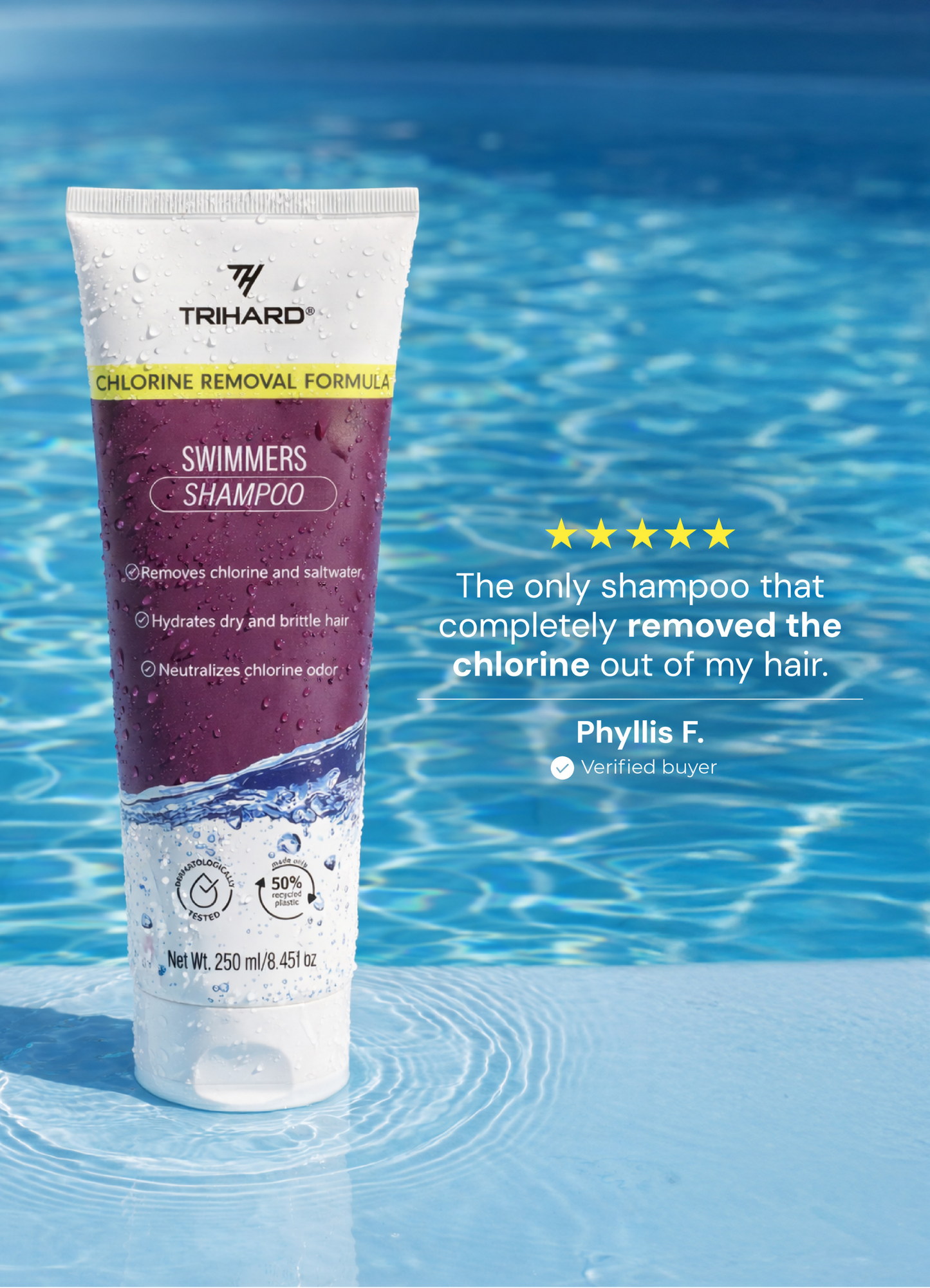 Шампунь для волосся Trihard Swimmer's Shampoo Extra Boost, 250 ml