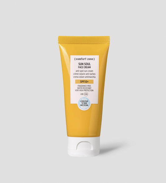 Sun soul face cream spf50+ 60ml / сонцезахисний крем для обличчя проти пігментних плям spf 50+ ComfortZone, 60 мл
