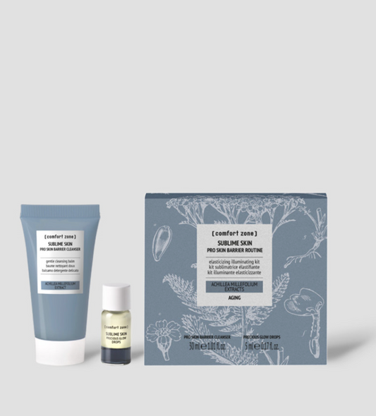 Sublime skin pro skin barrier routine kit / антивіковий набір(м'який очищуючий бальзам 30мл, бленд для еластичності шкіри 5мл) ComfortZone