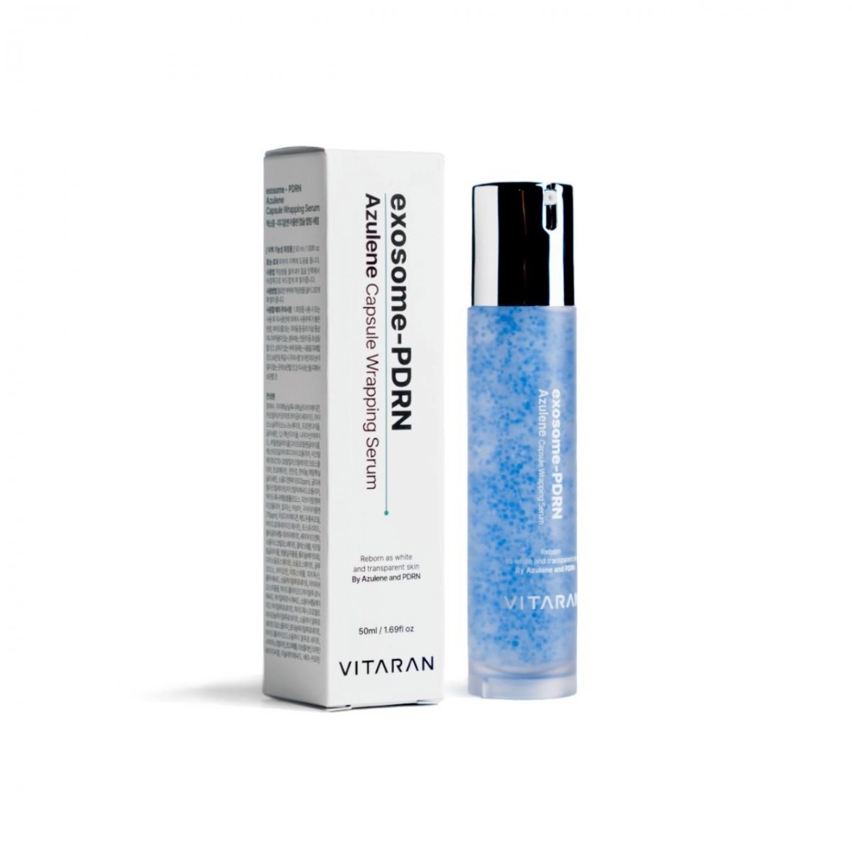 Vitaran exosome - PDRN Azulene Capsule Wrapping Serum / Заспокійлива сироватка з антиоксидантним ефектом