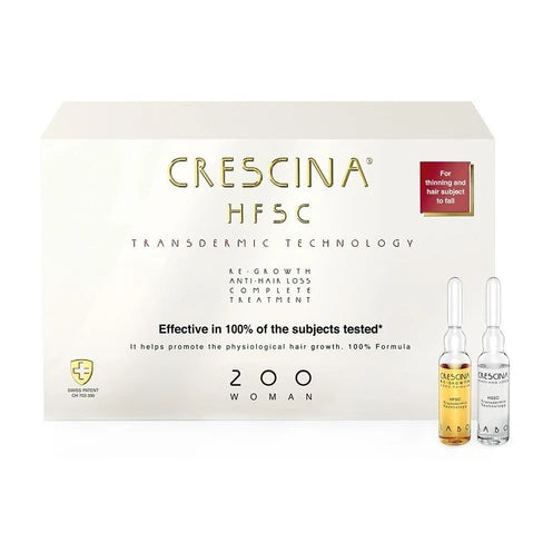 Crescina HFSC Transdermic Complete Treatment - Засіб косметичний для догляду за волоссям і відновлення росту волосся та проти випадіння для жінок Crescina HFSC Transdermic Complete Treatment