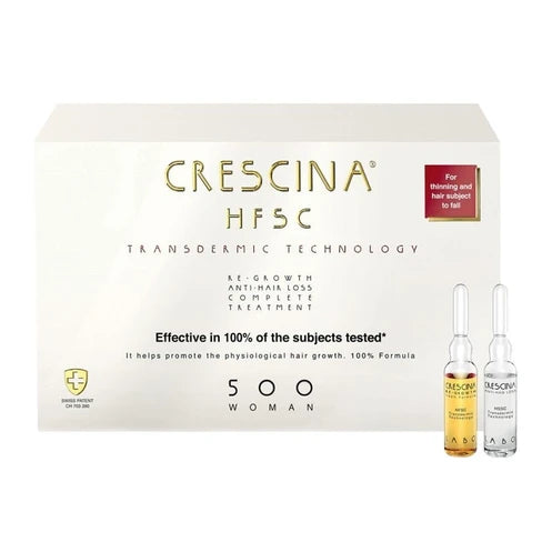 Crescina HFSC Transdermic Complete Treatment - Засіб косметичний для догляду за волоссям і відновлення росту волосся та проти випадіння для жінок Crescina HFSC Transdermic Complete Treatment