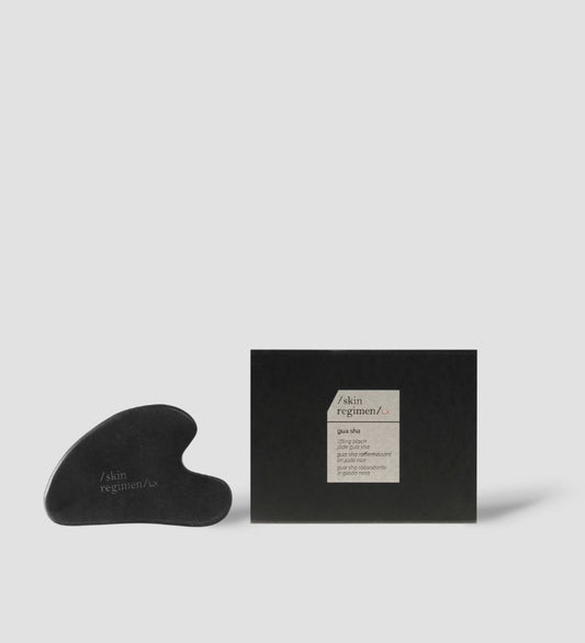 skin regimen gua sha / шкребок гуа-ша з чорного нефриту, 1 шт