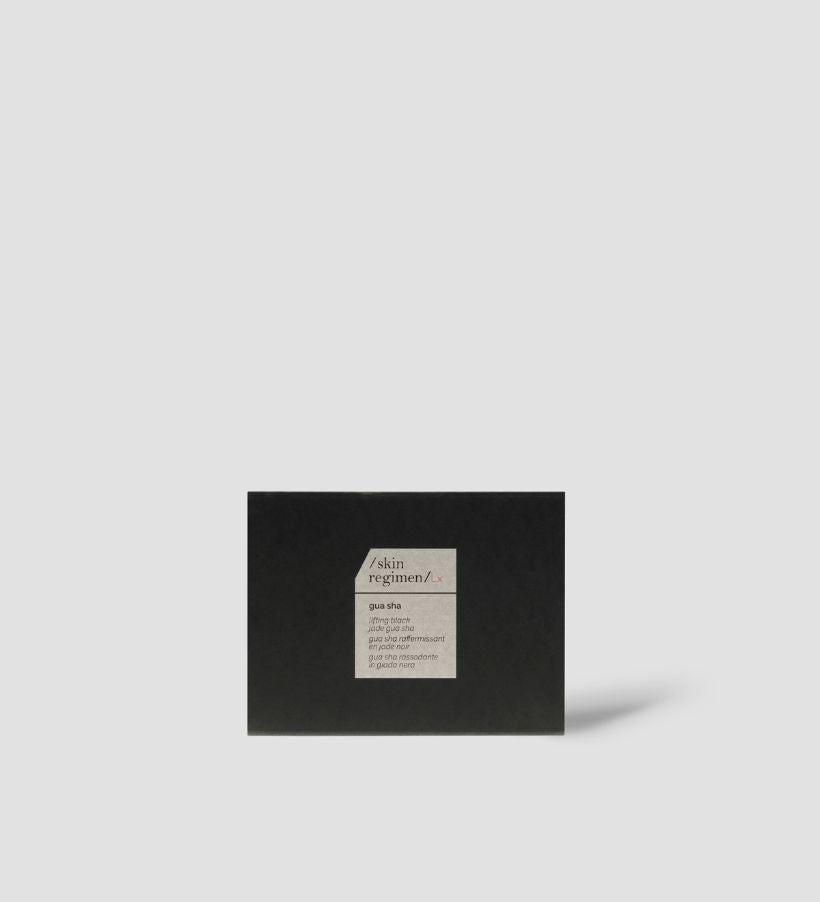 skin regimen gua sha / шкребок гуа-ша з чорного нефриту, 1 шт